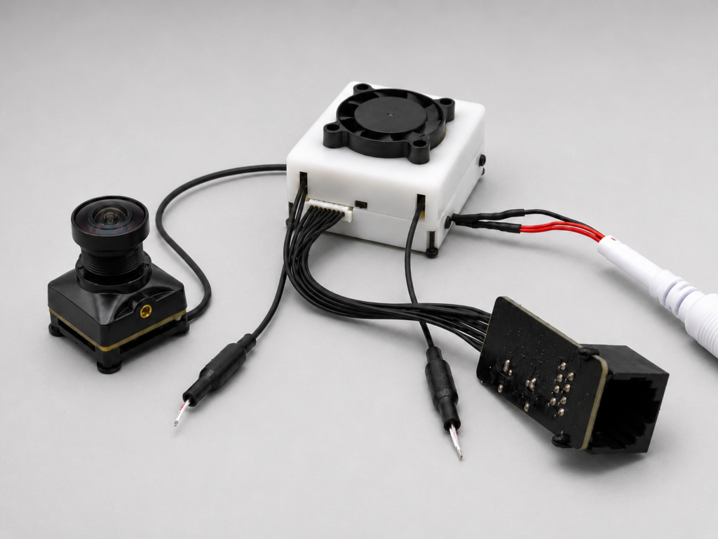 Representative digital air unit camera and electronics assembly